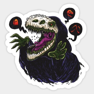 Grim Reapersaur Sticker